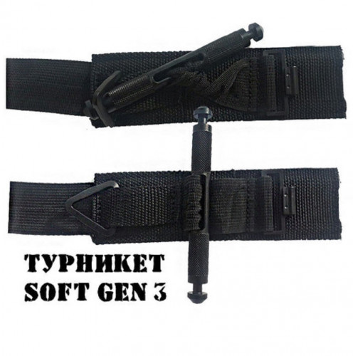 Турникет SOF Gen 3 Черный для перетягивания конечности